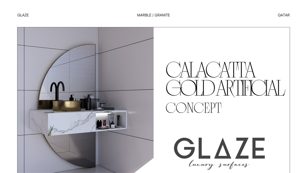 Calacatta Gold 2800x1600x18mm Nano 001# Crystal A&B (1pc,4.48)