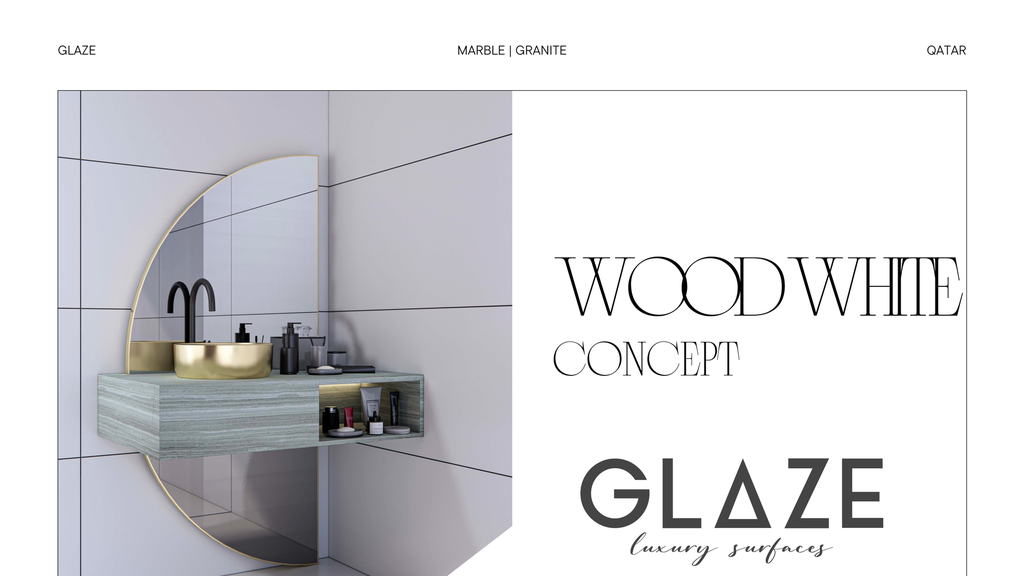 Wood white Marble 2cm