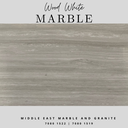 لوح رخام أبيض من الخشب مقاس 2 سم مصقول