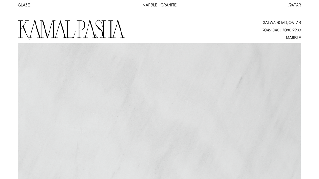 Kamal Pasa White 2cm Marble Slab Polished 