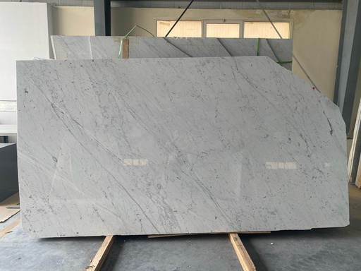 [[LIGHT SHADE]] Carrara White 2cm Marble Slab 