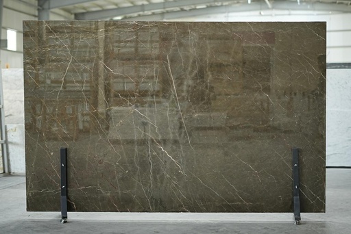 بلاطة رخام إمبريال براون 2 سم مصقولة بلوك #1922