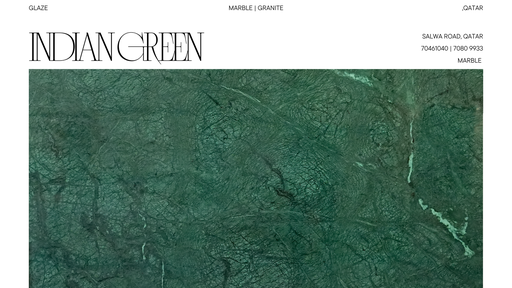 رخام أخضر هندي 2 سم لوح رخام مصقول