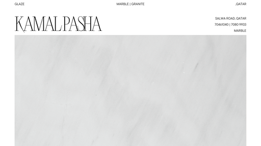 Kamal Pasa White 2cm Marble Slab Polished 